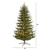 9’ Vancouver Mountain Pine Artificial Christmas Tree with 750 Clear Lights and 2583 Bendable Branches-Parc Decor