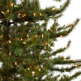 9’ Vancouver Mountain Pine Artificial Christmas Tree with 750 Clear Lights and 2583 Bendable Branches-Parc Decor