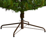 9’ Vancouver Mountain Pine Artificial Christmas Tree with 750 Clear Lights and 2583 Bendable Branches-Parc Decor