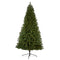 9’ Virginia Fir Artificial Christmas Tree with 600 Clear Lights and 1453 Bendable Branches-Parc Decor