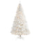 9' White Artificial Christmas Tree with 1860 Bendable Branches and 650 LED Lights-Parc Decor