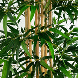 9’ Artificial Bamboo Tree with Real Bamboo Trunks-Tree-Parc Decor