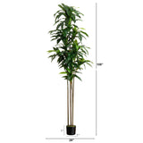 9’ Artificial Dracaena Tree with Real Touch Leaves-Tree-Parc Decor