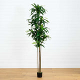 9’ Artificial Dracaena Tree with Real Touch Leaves-Tree-Parc Decor