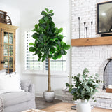 9’ Artificial Fiddle Leaf Fig Tree-Tree-Parc Decor
