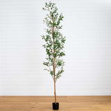 9' Artificial Olive Tree with Natural Trunk-Tree-Parc Decor