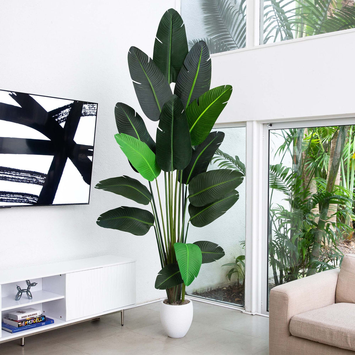 9’ Artificial Travelers Palm Tree-Tree-Parc Decor