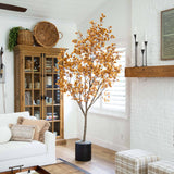 9’ Autumn Eucalyptus Artificial Fall Tree-Tree-Parc Decor