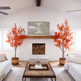 9’ Autumn Oak Artificial Fall Tree-Tree-Parc Decor