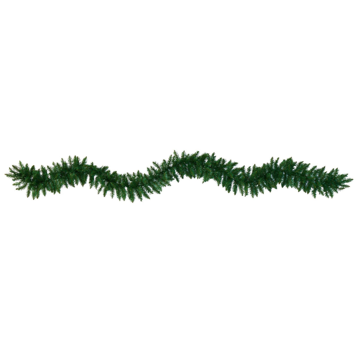 9’ Christmas Pine Artificial Garland with 50 Warm White LEDs Lights-Garland-Parc Decor