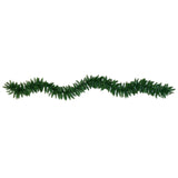 9’ Christmas Pine Artificial Garland with 50 Warm White LEDs Lights-Garland-Parc Decor