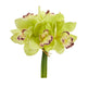 9” Cymbidium Orchid Artificial Flower Bundle (Set of 6)-Stem-Parc Decor