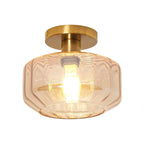 9 Inch Gerald 1-Light Semi-Flush Mount Ceiling Light