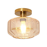 9 Inch Gerald 1-Light Semi-Flush Mount Ceiling Light