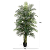 9' UV Resistant Artificial Areca Palm Tree (Indoor/Outdoor)-Tree-Parc Decor