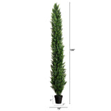 9' UV Resistant Artificial Cedar Pine Tree (Indoor/Outdoor)-Tree-Parc Decor