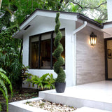 9' UV Resistant Artificial Rosemary Spiral Topiary Tree (Indoor/Outdoor)-Tree-Parc Decor