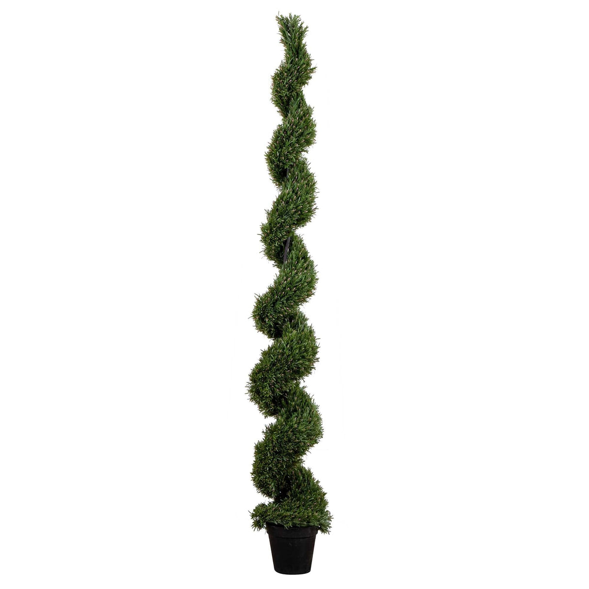 9' UV Resistant Artificial Rosemary Spiral Topiary Tree (Indoor/Outdoor)-Tree-Parc Decor