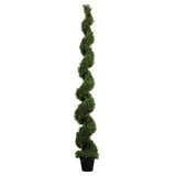 9' UV Resistant Artificial Rosemary Spiral Topiary Tree (Indoor/Outdoor)-Tree-Parc Decor
