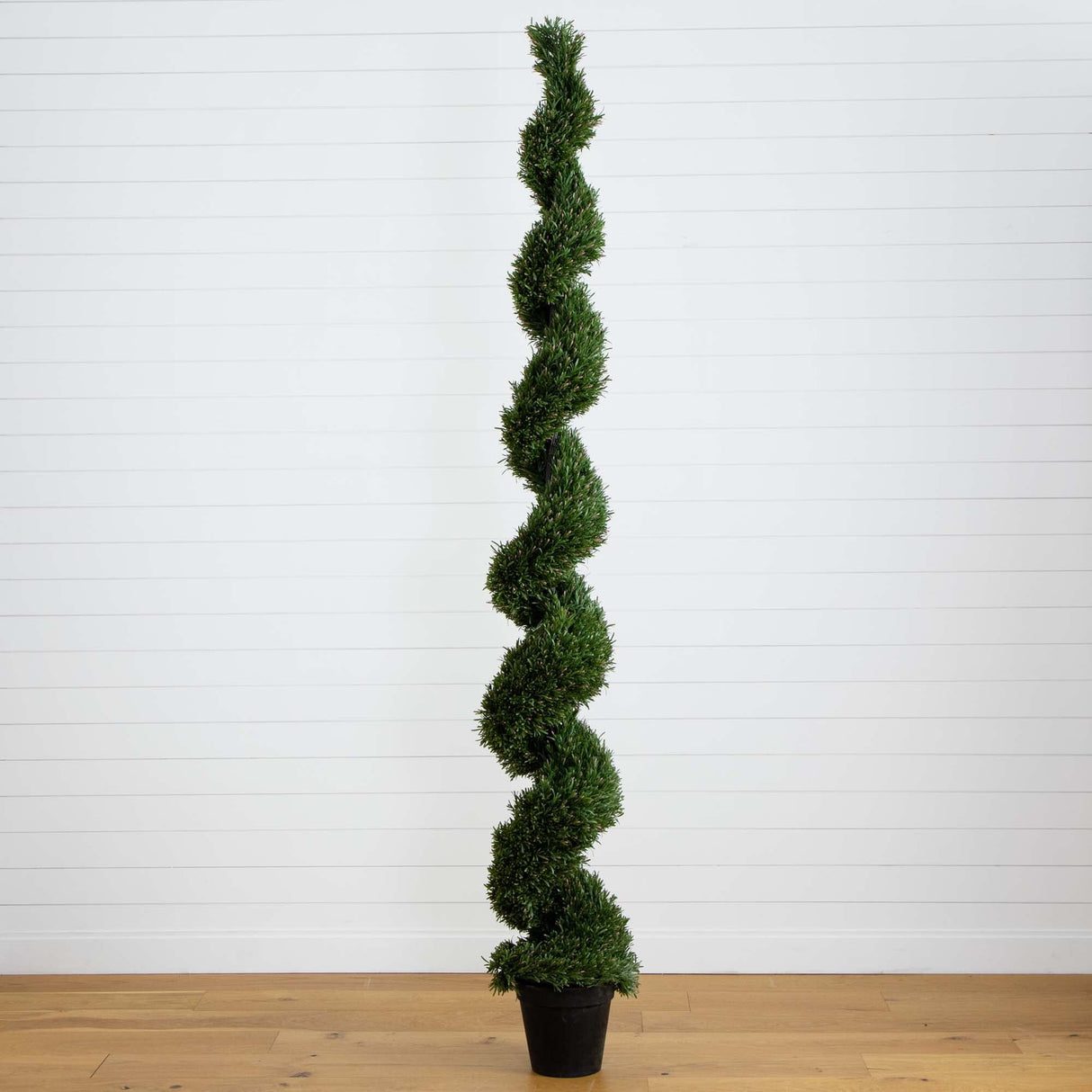 9' UV Resistant Artificial Rosemary Spiral Topiary Tree (Indoor/Outdoor)-Tree-Parc Decor