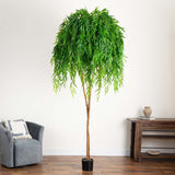 9’ Willow Artificial Tree (Real Touch)-Tree-Parc Decor