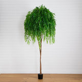 9’ Willow Artificial Tree (Real Touch)-Tree-Parc Decor