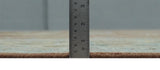 9.4x11.9 Hand Knotted Low Pile Rust, Beige and Blue Traditional Wool Area Rug