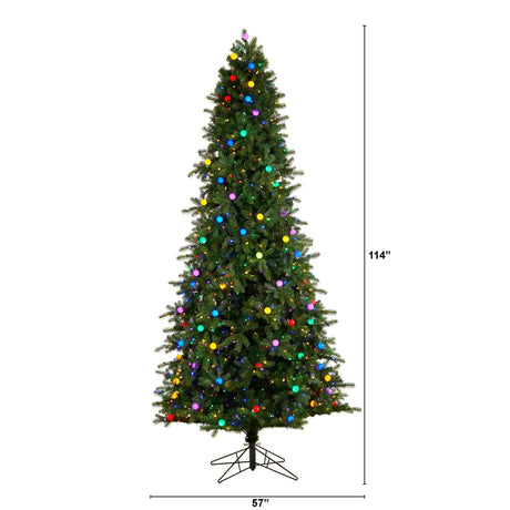9.5' Montana Mountain Fir Artificial Christmas Tree-Parc Decor