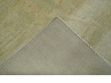 9x12 Antique Oriental Oushak Beige Hand knotted Wool Area Rug