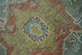 9x12 Silver, Gray and Ivory Hand Knotted Traditional Wool Area Rug