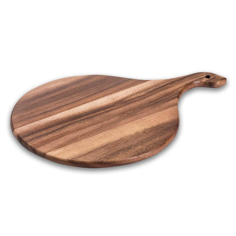Acacia Wood Cutting/ Charcuterie Board - Medium Round-Parc Decor