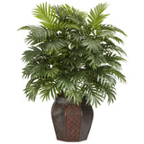 Areca Palm w/Vase Silk Plant-Parc Decor