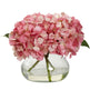 Artificial Blooming Hydrangea in Vase-Parc Decor