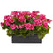 Artificial Geranium in Rectangular Planter UV Resistant (Indoor/Outdoor)-Parc Decor