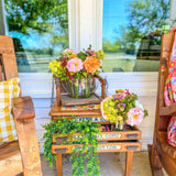 Artificial Peony Arrangement-Parc Decor