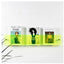 Neon Avenue Wall-Mounted Magazine Shelf, 30cm, holding three magazines.