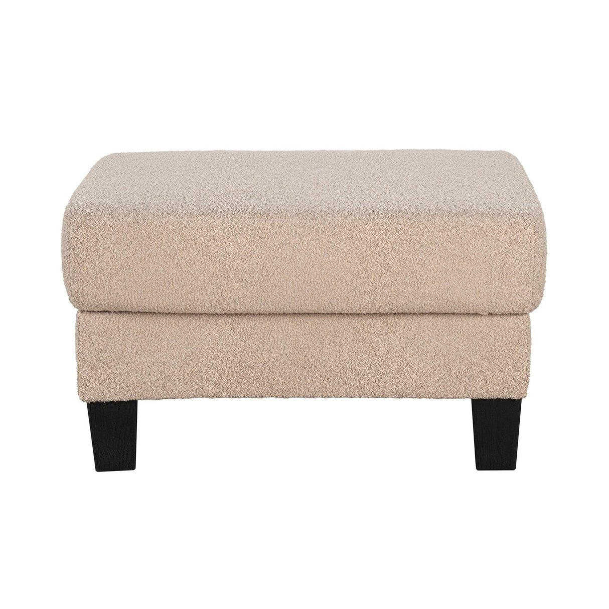 Beige 3-Piece Sofa Set with Storage Ottoman & USB Charging-Parc Decor