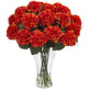 Blooming Carnation Arrangement w/Vase-Parc Decor