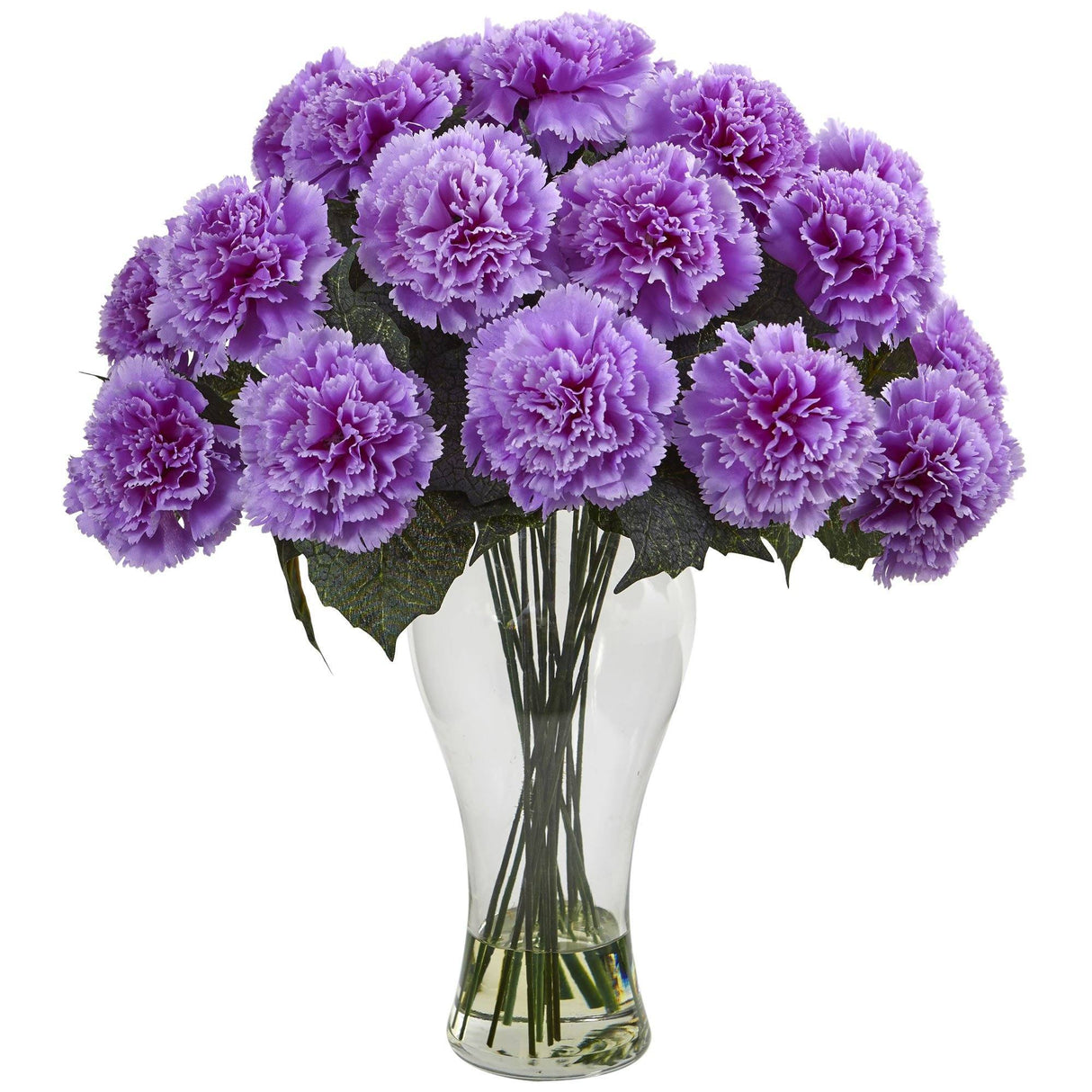 Blooming Carnation Arrangement w/Vase-Parc Decor