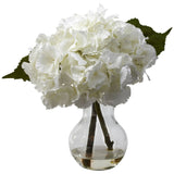 Blooming Hydrangea w/Vase Arrangement-Parc Decor
