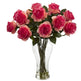 Blooming Roses w/Vase-Parc Decor