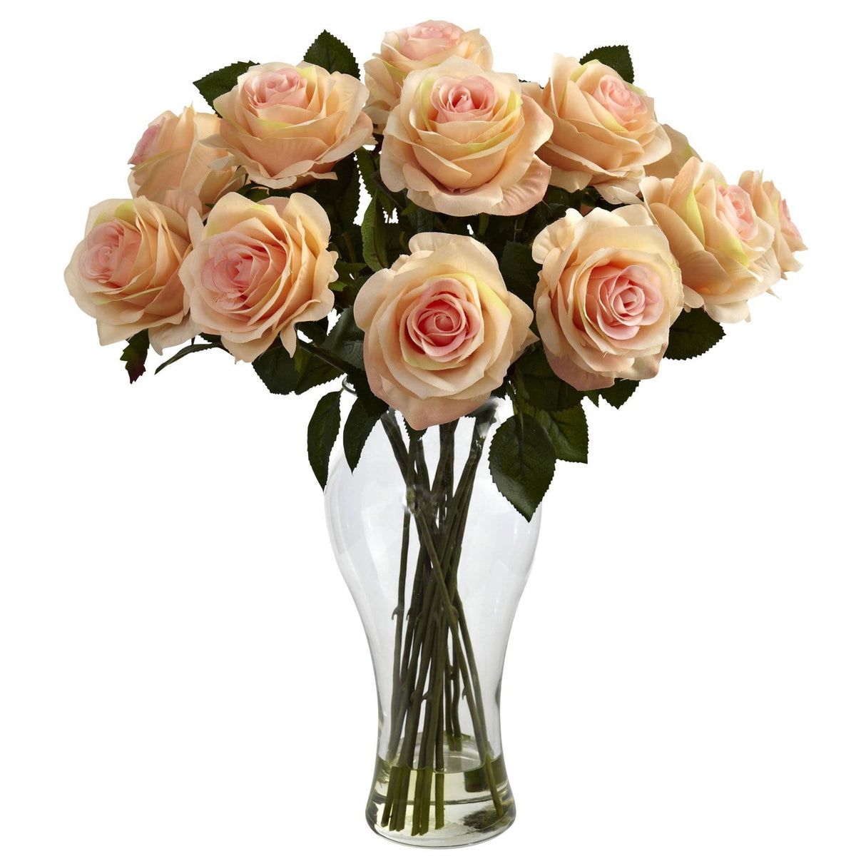 Blooming Roses w/Vase-Parc Decor