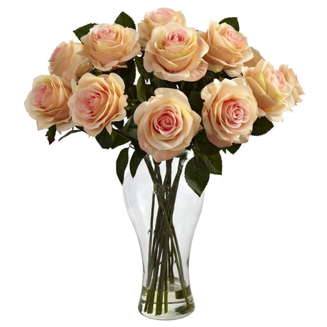 Blooming Roses w/Vase-Parc Decor
