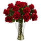 Blooming Roses w/Vase-Parc Decor