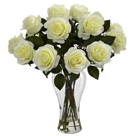 Blooming Roses w/Vase-Parc Decor