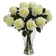 Blooming Roses w/Vase-Parc Decor