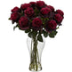 Blooming Roses w/Vase-Parc Decor