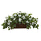 Bougainvillea Artificial Plant in Decorative Planter-Parc Decor