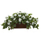 Bougainvillea Artificial Plant in Decorative Planter-Parc Decor