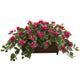 Bougainvillea Artificial Plant in Decorative Planter-Parc Decor